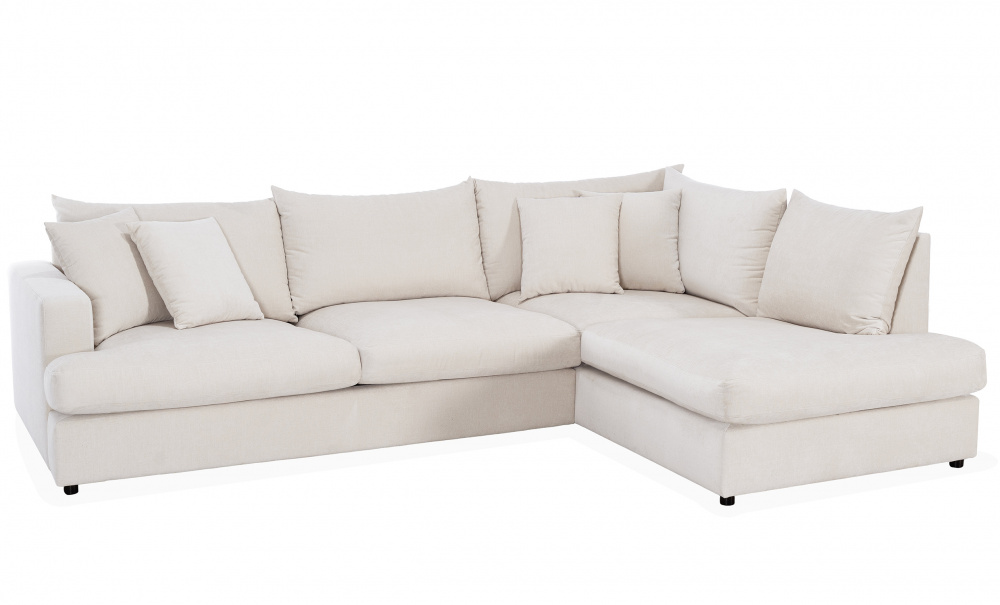 BOLNUEVO L-Soffa Hger Beige i gruppen Vardagsrum / Soffor / Hrnsoffor hos SoffaDirekt.se (BOL-3A-CON2)