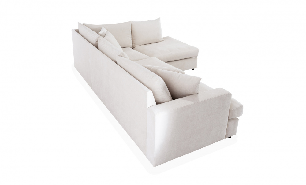 BOLNUEVO L-Soffa Hger Beige i gruppen Vardagsrum / Soffor / Hrnsoffor hos SoffaDirekt.se (BOL-3A-CON2)