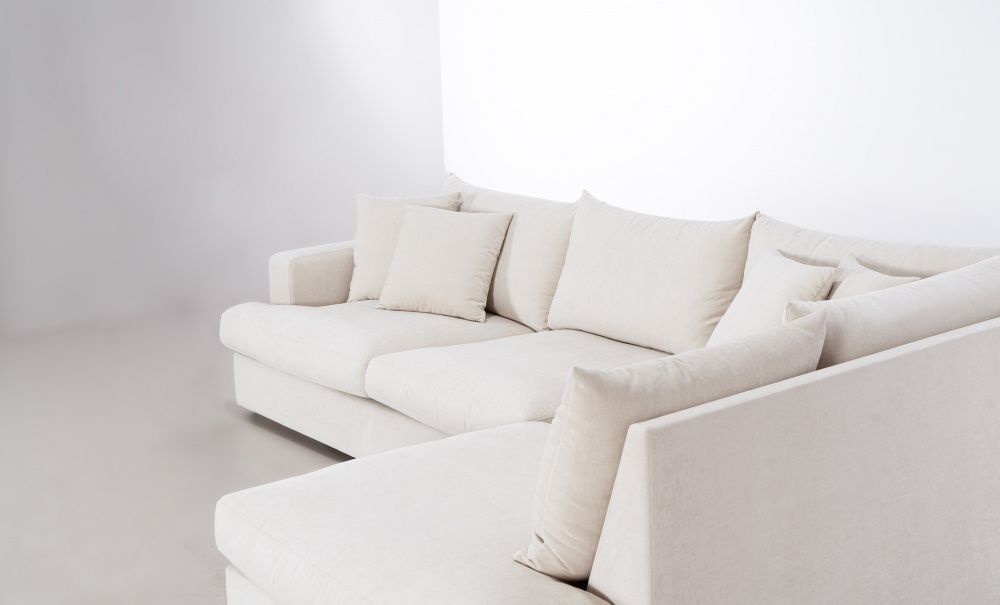 BOLNUEVO L-Soffa Hger Beige i gruppen Vardagsrum / Soffor / Hrnsoffor hos SoffaDirekt.se (BOL-3A-CON2)
