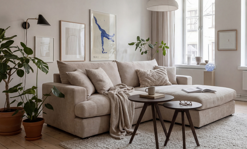 Bild nr 3 (BOLNUEVO Divansoffa H�ger Beige)