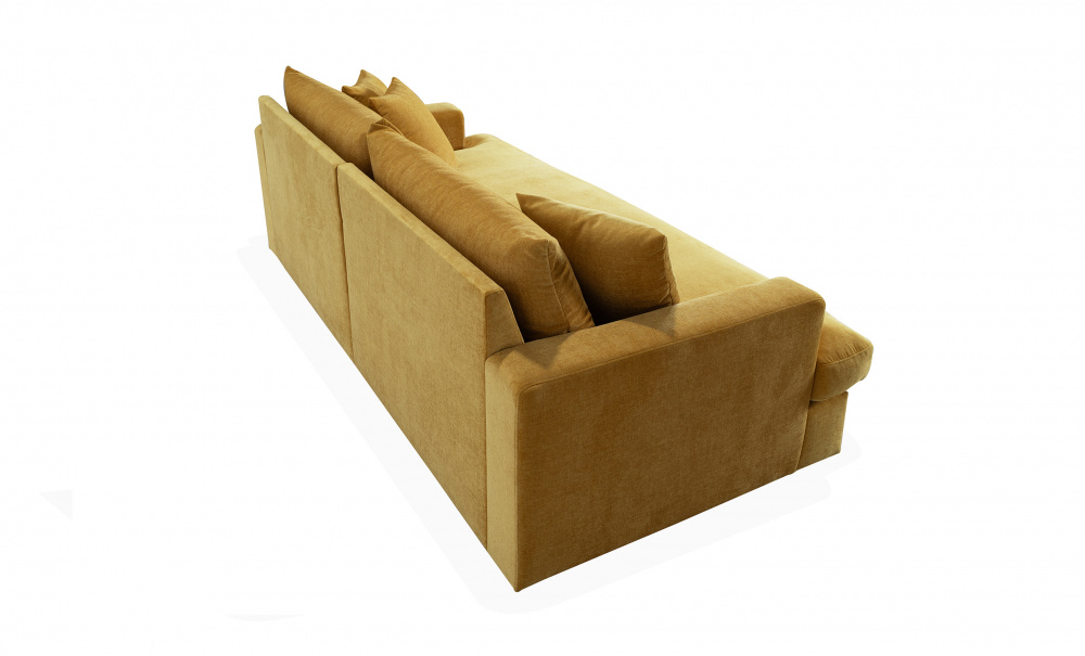 BOLNUEVO 3-sitssoffa Hel Dyna Senapsgul i gruppen Vardagsrum / Soffor / 3-sits soffor hos SoffaDirekt.se (BOL-3S-1SCU-CON16)