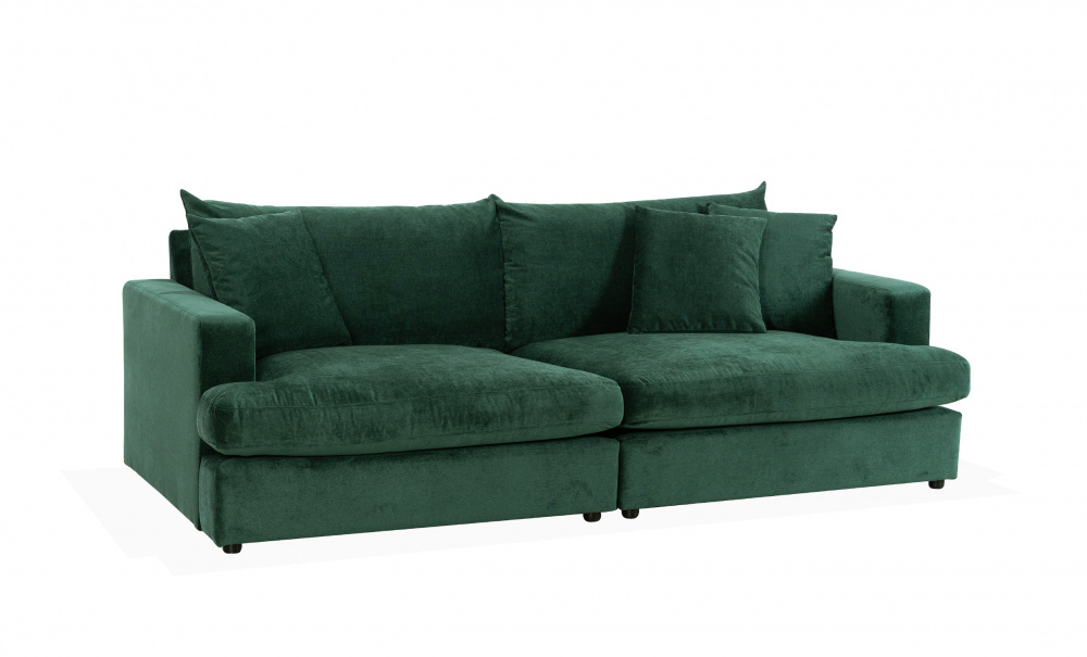 BOLNUEVO 3-sitssoffa Grn i gruppen Vardagsrum / Soffor / 3-sits soffor hos SoffaDirekt.se (BOL-3S-CON10)