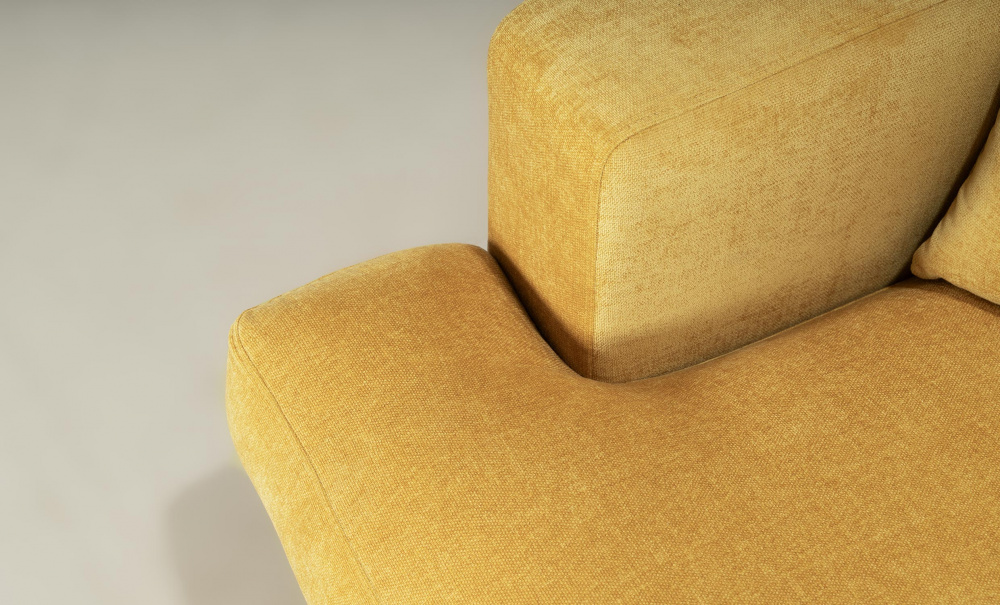 BOLNUEVO 3-sitssoffa Senapsgul i gruppen Vardagsrum / Soffor / 3-sits soffor hos SoffaDirekt.se (BOL-3S-CON16)