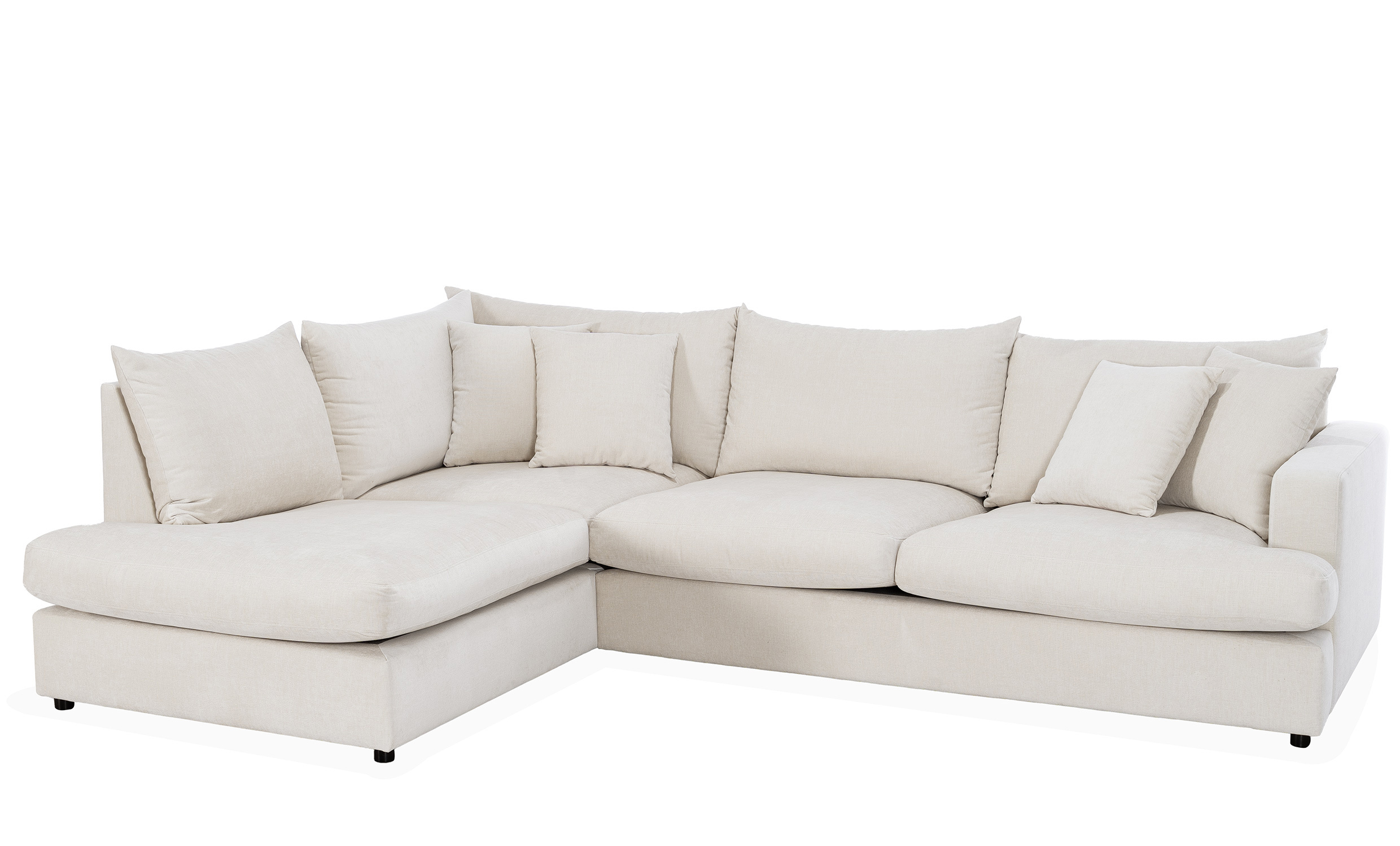 BOLNUEVO L-Soffa Vnster Beige
