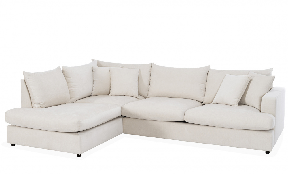 BOLNUEVO L-Soffa Vnster Beige i gruppen Vardagsrum / Soffor / Hrnsoffor hos SoffaDirekt.se (BOL-A3-CON2)