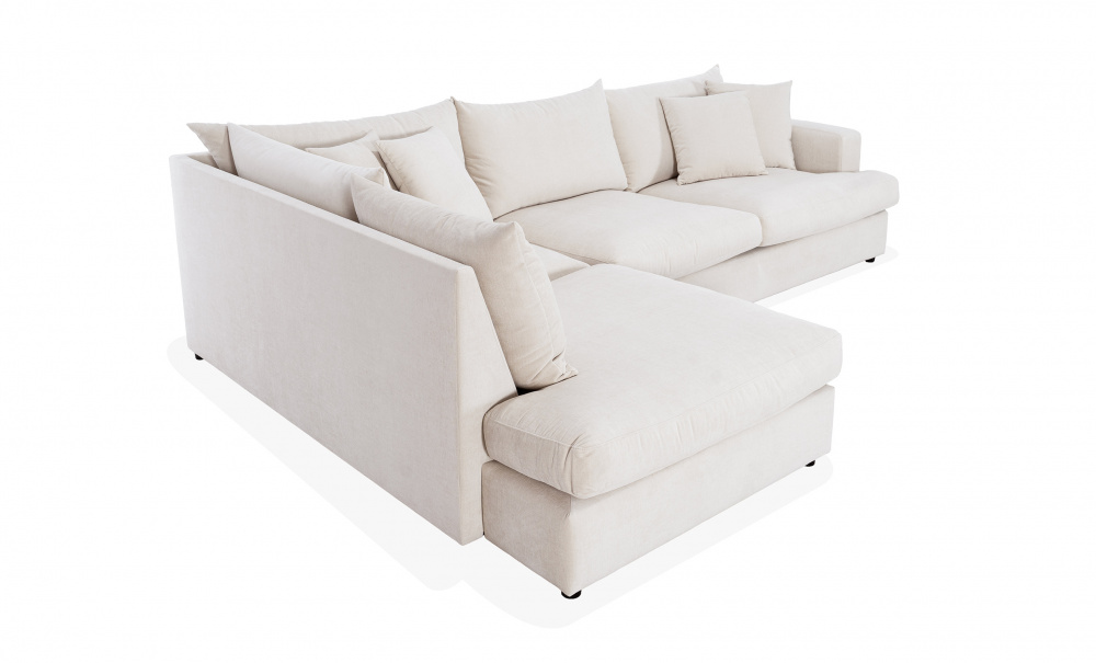 BOLNUEVO L-Soffa Vnster Beige i gruppen Vardagsrum / Soffor / Hrnsoffor hos SoffaDirekt.se (BOL-A3-CON2)
