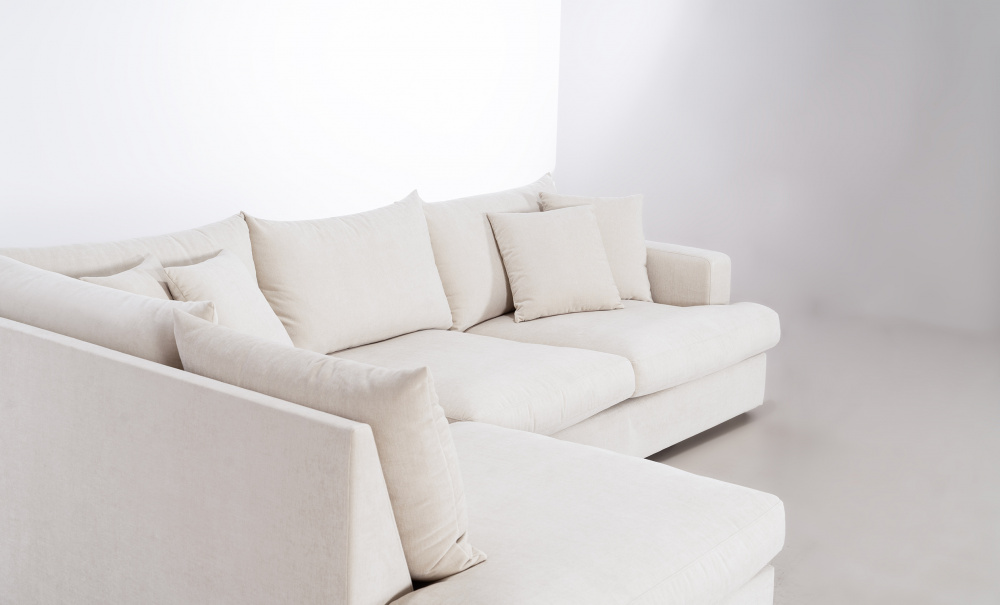 BOLNUEVO L-Soffa Vnster Beige i gruppen Vardagsrum / Soffor / Hrnsoffor hos SoffaDirekt.se (BOL-A3-CON2)