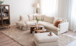 BOLNUEVO Fotpall Offwhite  Byt till bild nr 3 (BOLNUEVO Fotpall Offwhite )