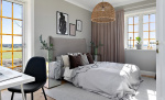 CANVAS 180 Sänggavel Beige
