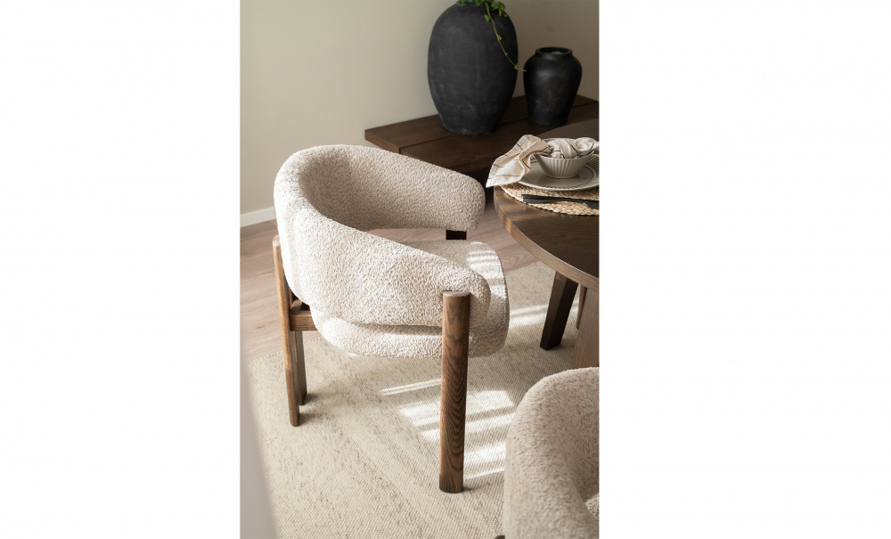 Bild nr 4 (NODA Stol Offwhite/Brun)
