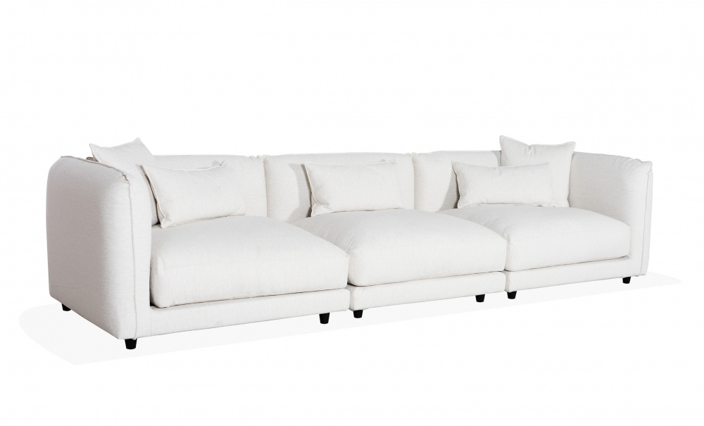 BROKLYN Modulsoffa 4-sits Offwhite i gruppen Vardagsrum / Soffor / 4-sits soffor hos SoffaDirekt.se (COR-2-MITT-1-WH)