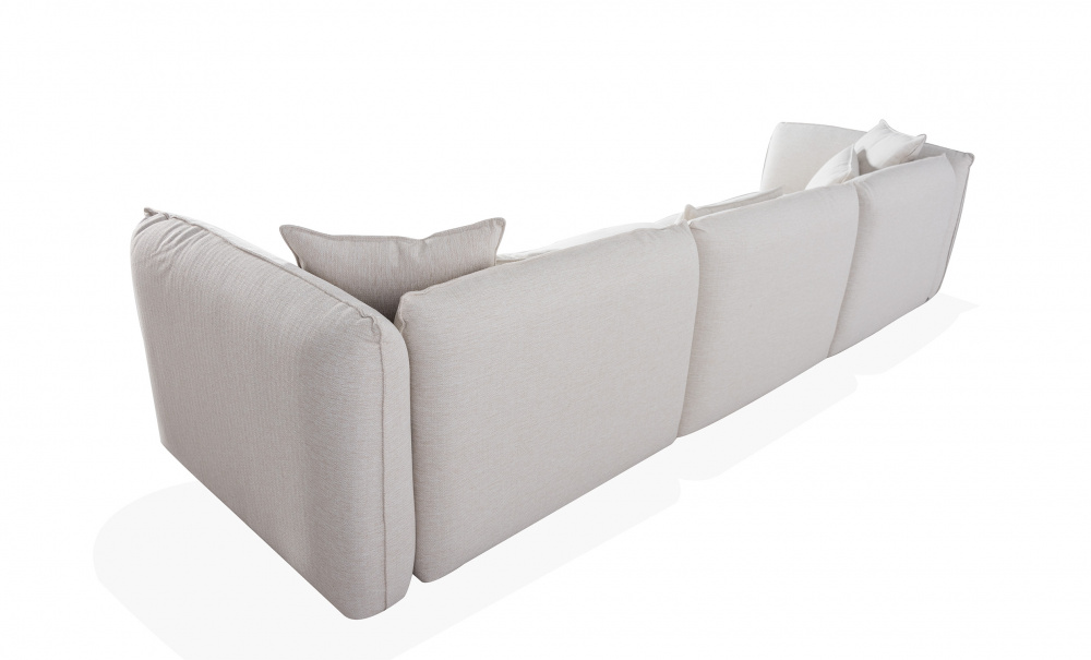 BROKLYN Modulsoffa 4-sits Offwhite i gruppen Vardagsrum / Soffor / 4-sits soffor hos SoffaDirekt.se (COR-2-MITT-1-WH)