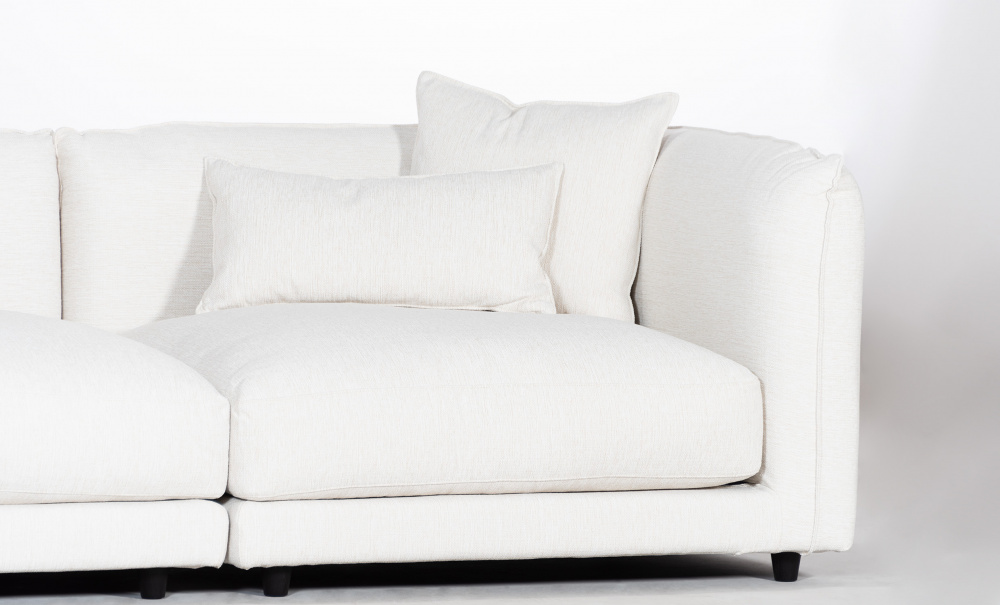 BROKLYN Modulsoffa 4-sits Offwhite i gruppen Vardagsrum / Soffor / 4-sits soffor hos SoffaDirekt.se (COR-2-MITT-1-WH)