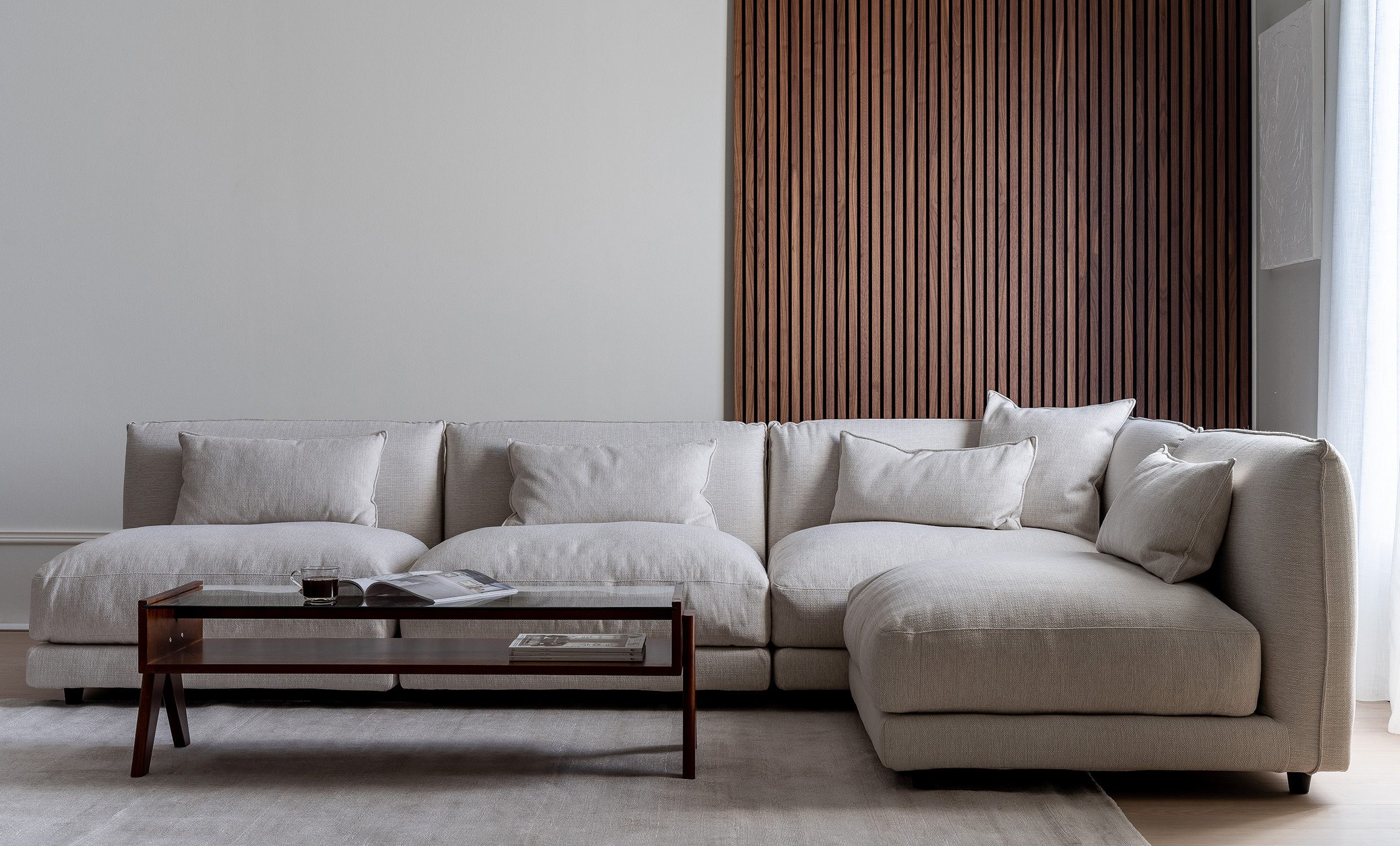 BROKLYN Modulsoffa Medium Hger Offwhite