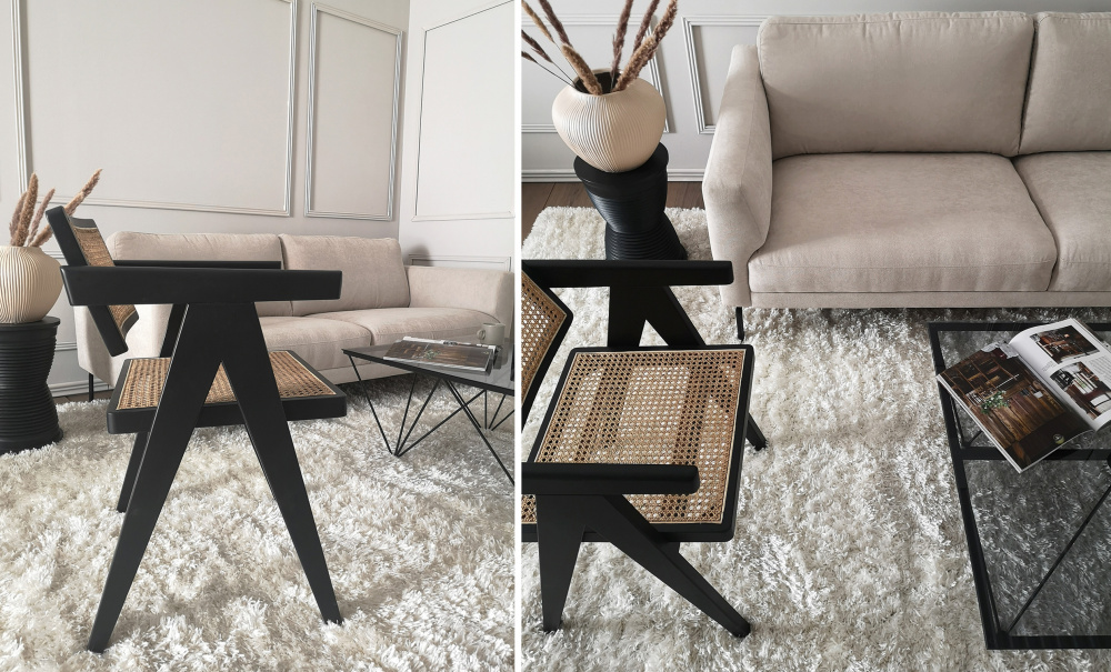 BEAU Karmstol Svart i gruppen Matplats / Sittmbler / Stolar hos SoffaDirekt.se (CSC1925-BLACK)