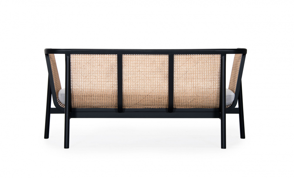 NANTES Soffa Svart i gruppen Vardagsrum / Soffor / 2-4 Sitssoffor hos SoffaDirekt.se (CSC1939D-BL-NAT)
