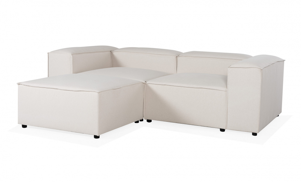 CUBIT PREMIUM Divansoffa Sandbeige i gruppen Vardagsrum / Soffor / Modulsoffor hos SoffaDirekt.se (CUPR-3D-D3-BR001)