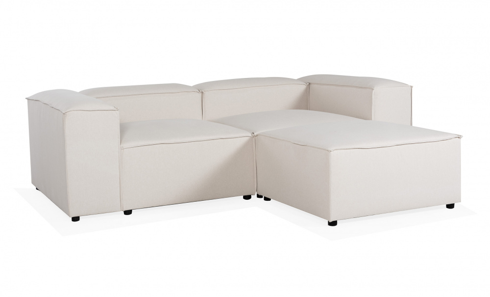 CUBIT PREMIUM Divansoffa Sandbeige i gruppen Vardagsrum / Soffor / Modulsoffor hos SoffaDirekt.se (CUPR-3D-D3-BR001)