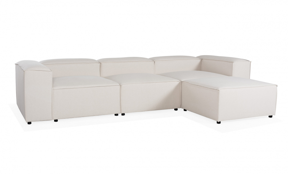 CUBIT PREMIUM Divansoffa Large Sandbeige i gruppen Vardagsrum / Soffor / Modulsoffor hos SoffaDirekt.se (CUPR-4D-D4-BR001)