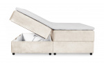 DANVIK/PENNY 160 Sängpaket Sammet Beige