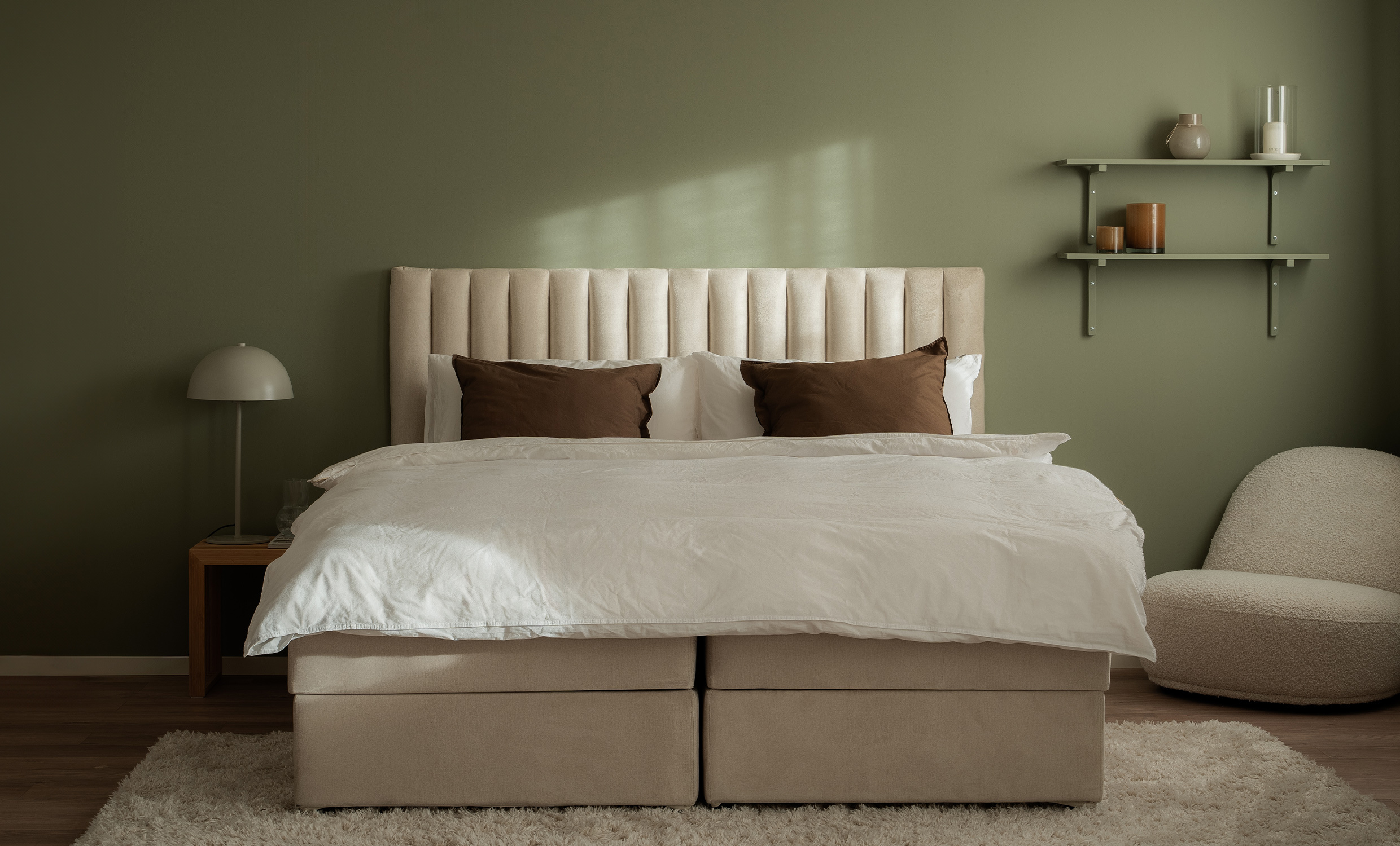 DANVIK/PENNY 180 Sngpaket Sammet Beige
