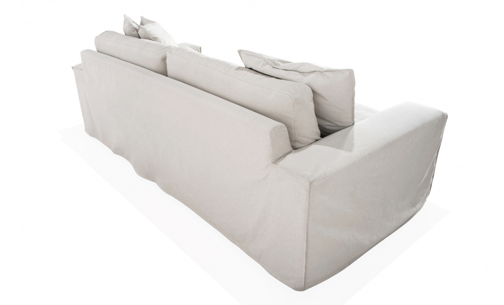 DOVER Grand Deluxe 3-sitssoffa Sandbeige i gruppen Vardagsrum / Soffor / 3-sits soffor hos SoffaDirekt.se (DO3SBR001)