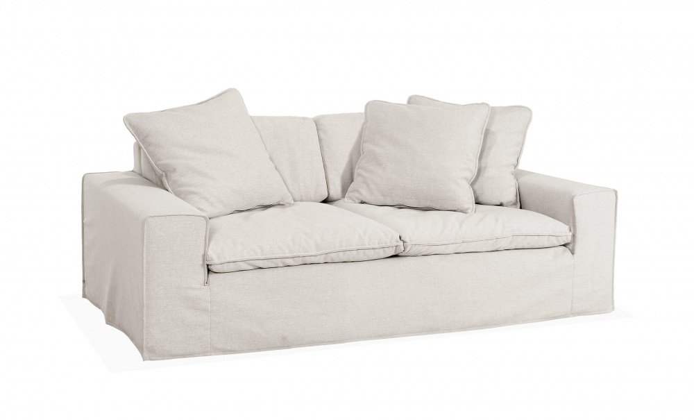 DOVER Grand Deluxe 3-sitssoffa Greige i gruppen Vardagsrum / Soffor / 3-sits soffor hos SoffaDirekt.se (DO3SNAGR)