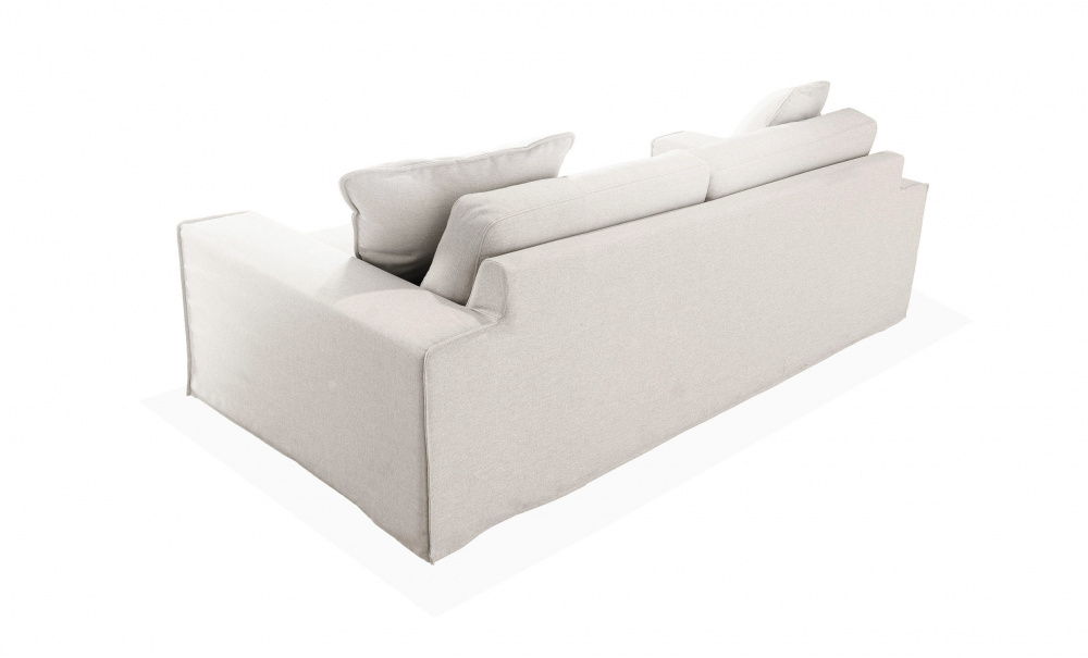 DOVER Grand Deluxe 3-sitssoffa Greige i gruppen Vardagsrum / Soffor / 3-sits soffor hos SoffaDirekt.se (DO3SNAGR)