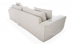 DOVER Grand Deluxe 4-sitssoffa Linnebeige