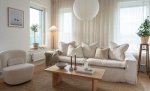Byt till bild nr 3 (DOVER Grand Deluxe 4-sitssoffa Manchester Mullvad)