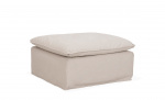 DOVER Grand Deluxe Fotpall Linnebeige Byt till bild nr 1 (DOVER Grand Deluxe Fotpall Linnebeige)