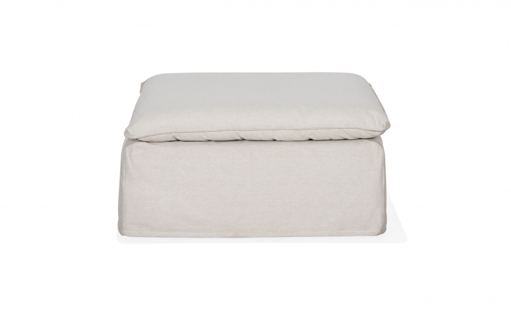 DOVER Grand Deluxe Fotpall Linnebeige i gruppen Vardagsrum / Soffor / Fotpallar hos SoffaDirekt.se (DOFSBR002)