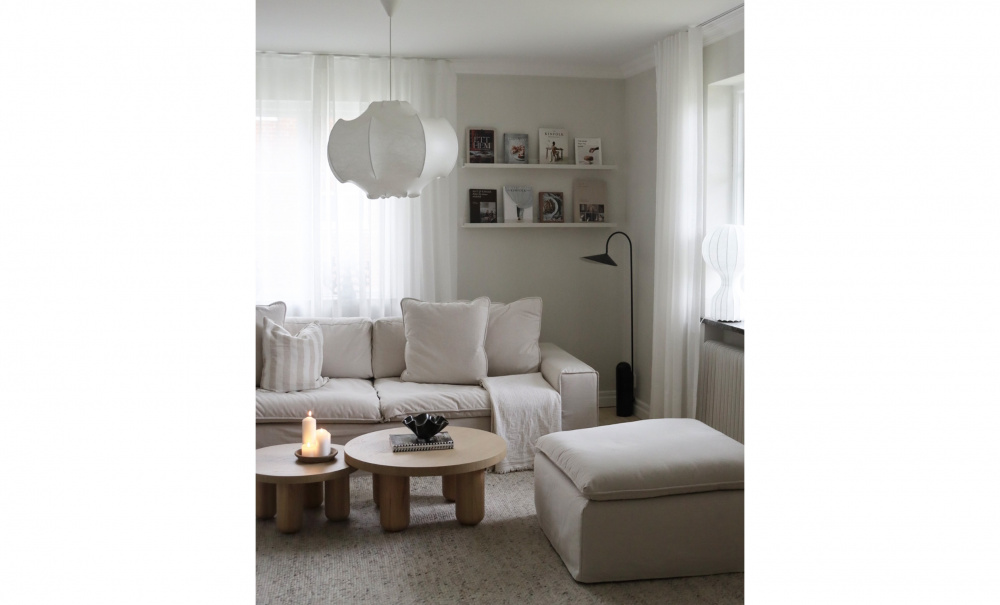 Bild nr 2 (DOVER Grand Deluxe Fotpall Sandbeige)