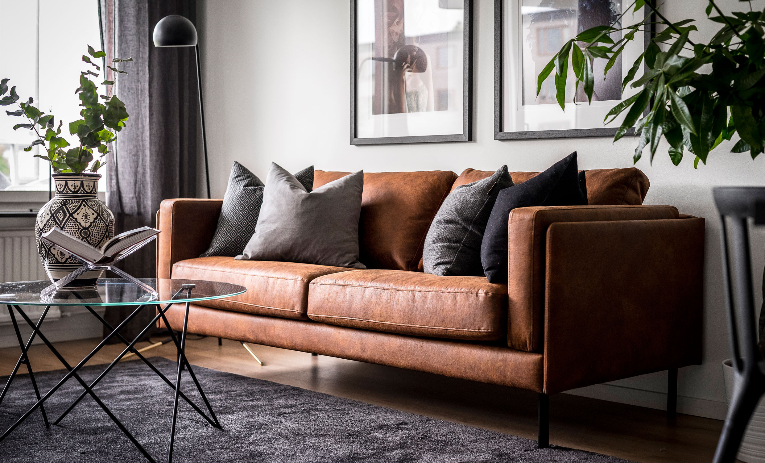 EKSUND 2,5-sits Antracit