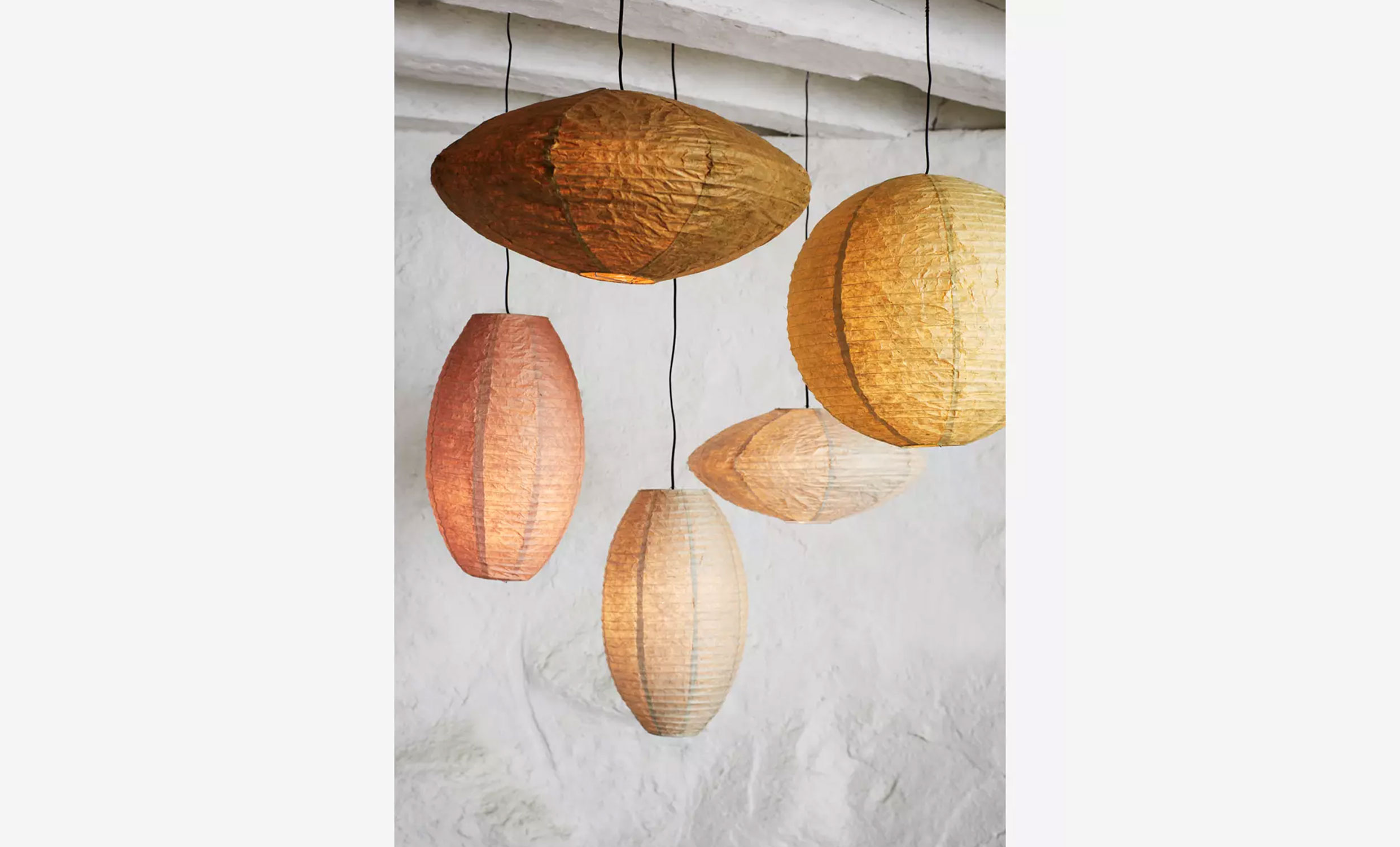 LAMPSKRM Papper 55cm Rosa