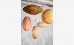 LAMPSKÄRM Papper 55cm Sand