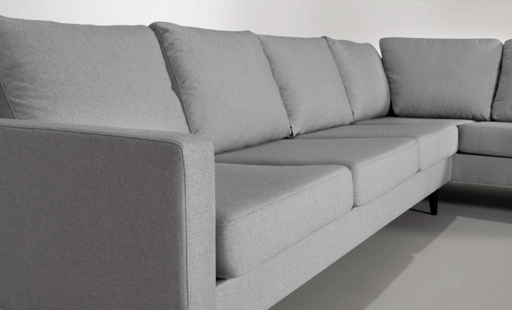 GOTLAND L-soffa Hger Mrkgr i gruppen Vardagsrum / Soffor / Hrnsoffor hos SoffaDirekt.se (GO3ASA13)