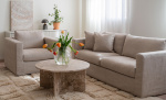 VERA Soffbord Marmor Beige