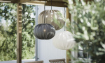 HILMA Utomhuslampa 40 cm Vit