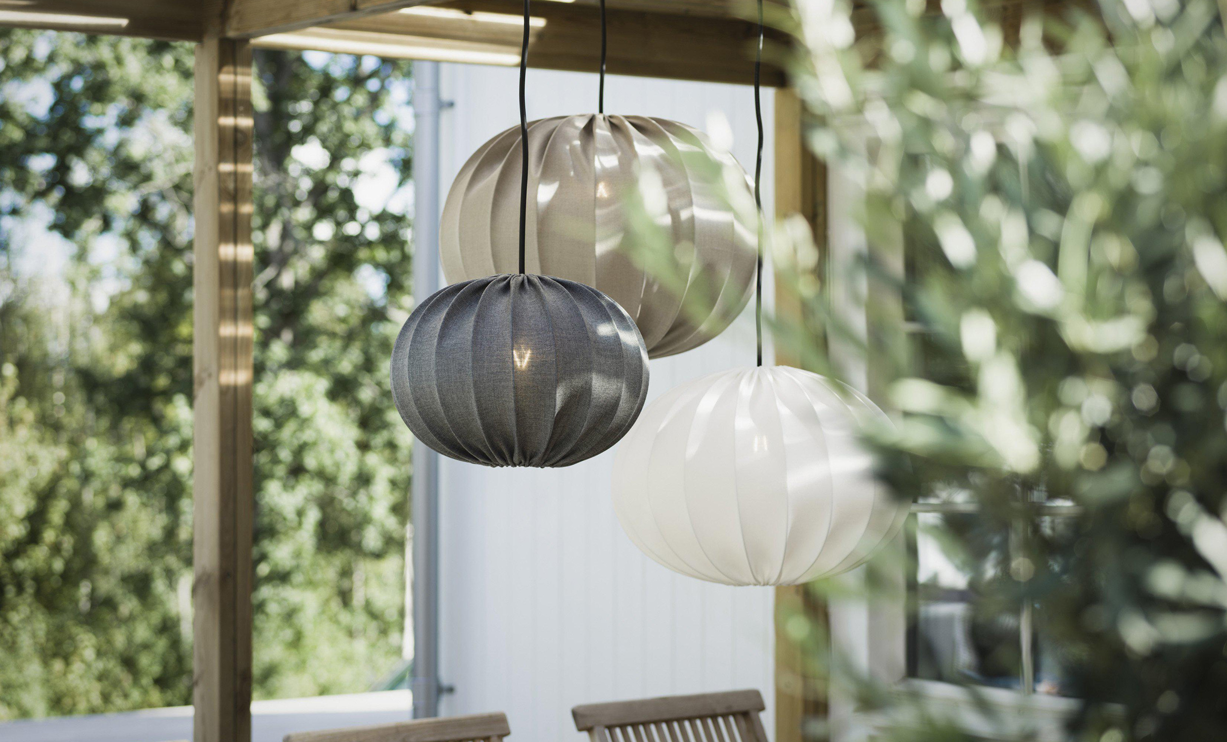 HILMA Utomhuslampa 40 cm Beige