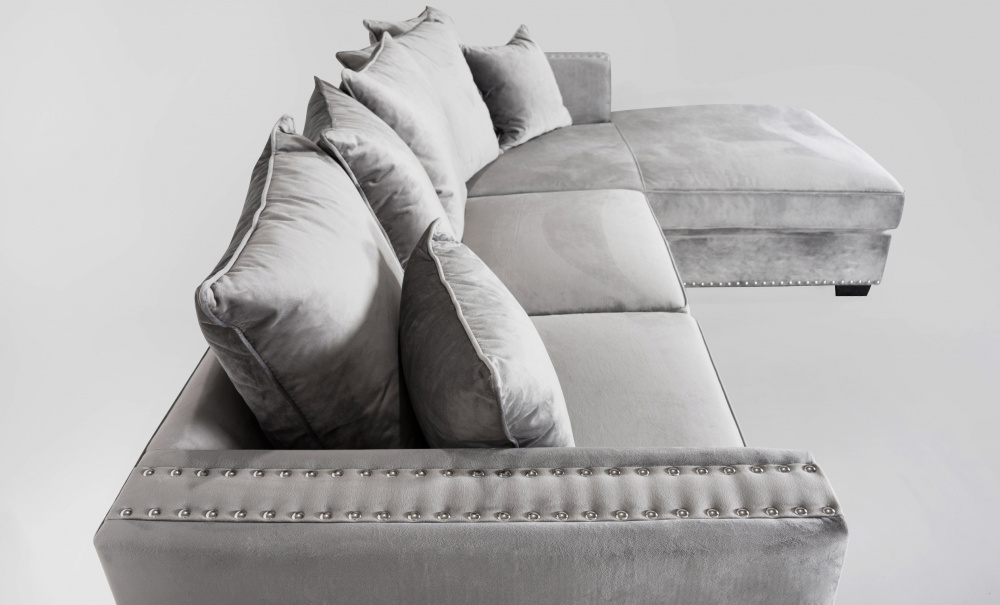 MANHATTAN Divansoffa Hger Beige i gruppen Vardagsrum / Soffor / Divansoffor hos SoffaDirekt.se (HS-313-LR-03)