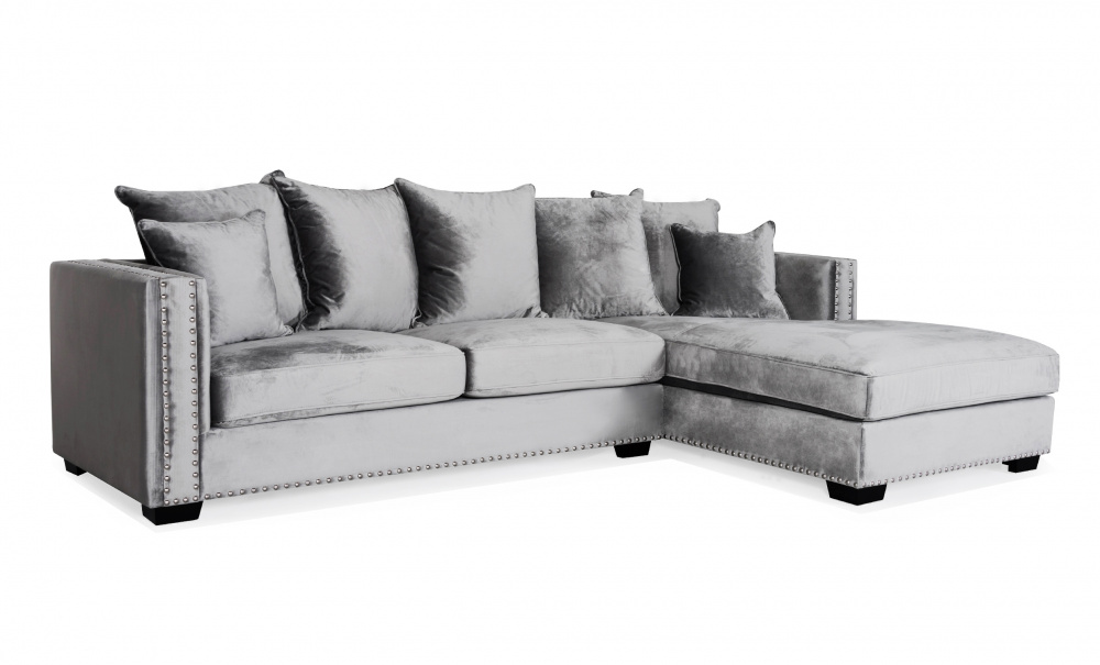 MANHATTAN Divansoffa Hger Mrkgr i gruppen Vardagsrum / Soffor / Divansoffor hos SoffaDirekt.se (HS-313-LR-40)