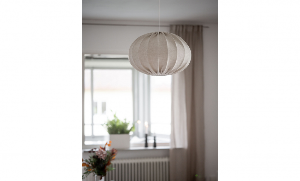 HILMA Takskrm 50cm Beige i gruppen Belysning / Tillbehr / Lampskrmar hos SoffaDirekt.se (HT50-L121-TT1)