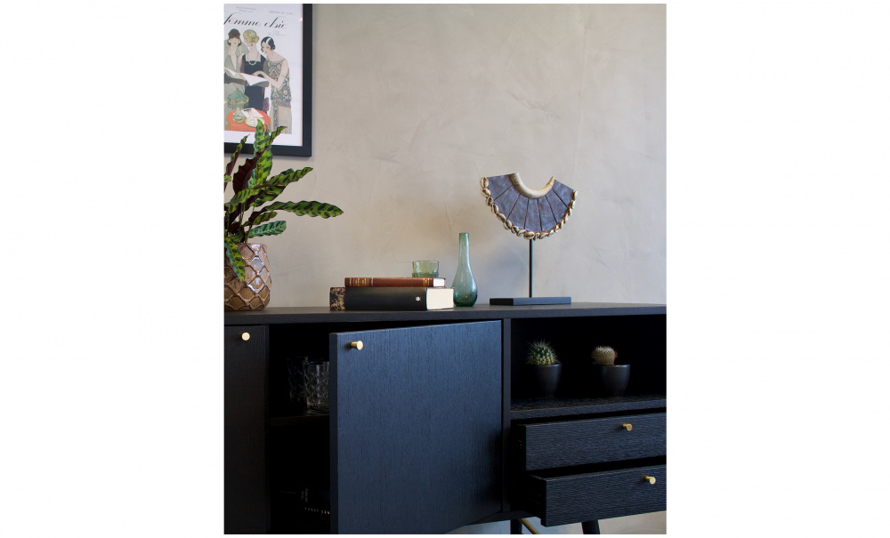 DAWN Sideboard Svart i gruppen Vardagsrum / Frvaringsmbler / Sideboards hos SoffaDirekt.se (J9580-1)