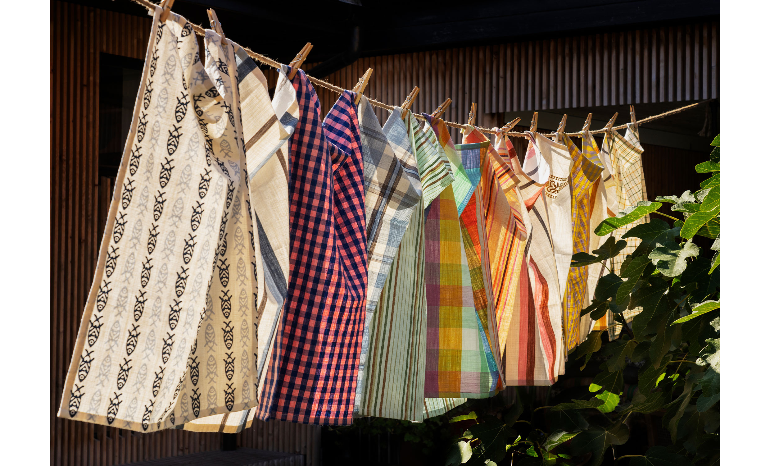 FISK K�kshandduk Offwhite/Bl�