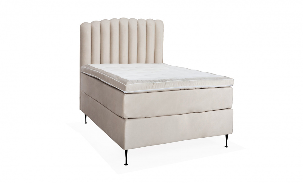 OPERA/PRIMO HIGH 120 Sngpaket Sammet Beige i gruppen Sovrum / Sngar / Sngpaket hos SoffaDirekt.se (KMP06034PRHISG120MO2)