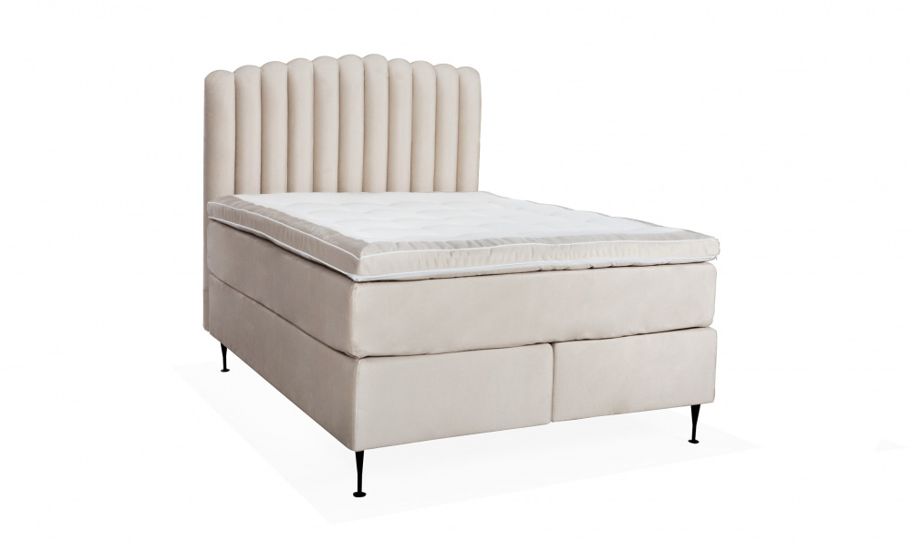 OPERA/PRIMO HIGH 140 Sngpaket Sammet Beige i gruppen Sovrum / Sngar / Sngpaket hos SoffaDirekt.se (KMP06035PRHISG140MO2)