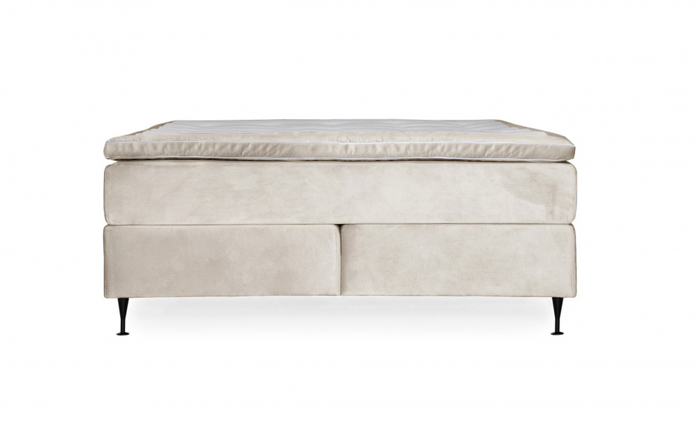 OPERA 160 Kontinentalsng Sammet Beige i gruppen Sovrum / Sngar / Sngar 160 hos SoffaDirekt.se (KMP06036)