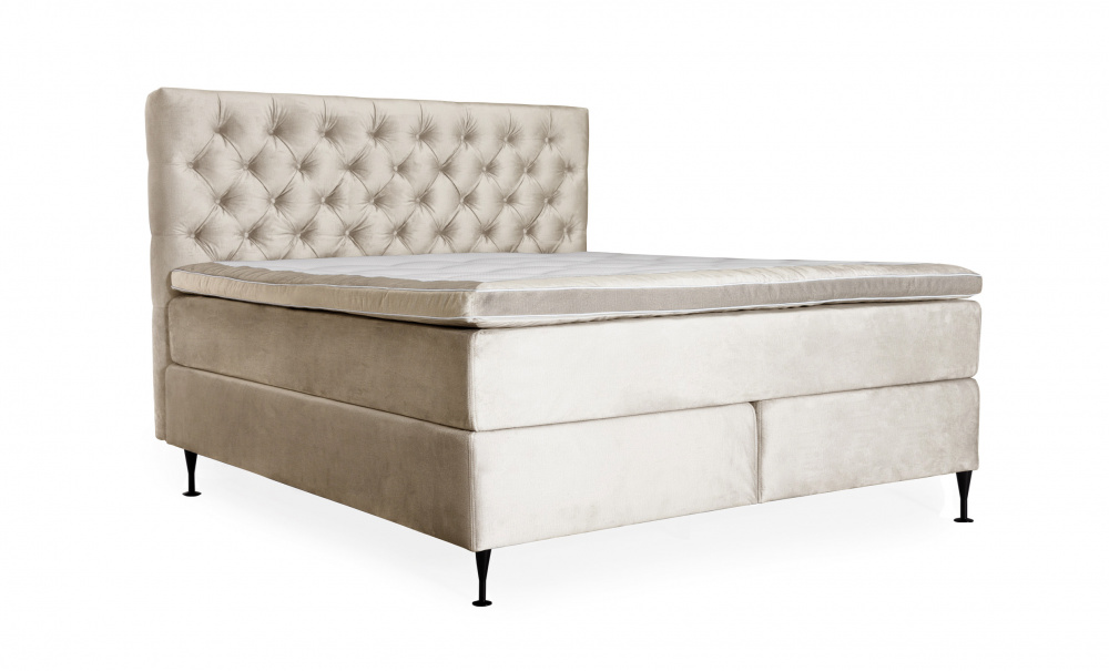 OPERA 180 Sngpaket Sammet Beige i gruppen Sovrum / Sngar / Sngar 160 hos SoffaDirekt.se (KMP06037-PRD04219)