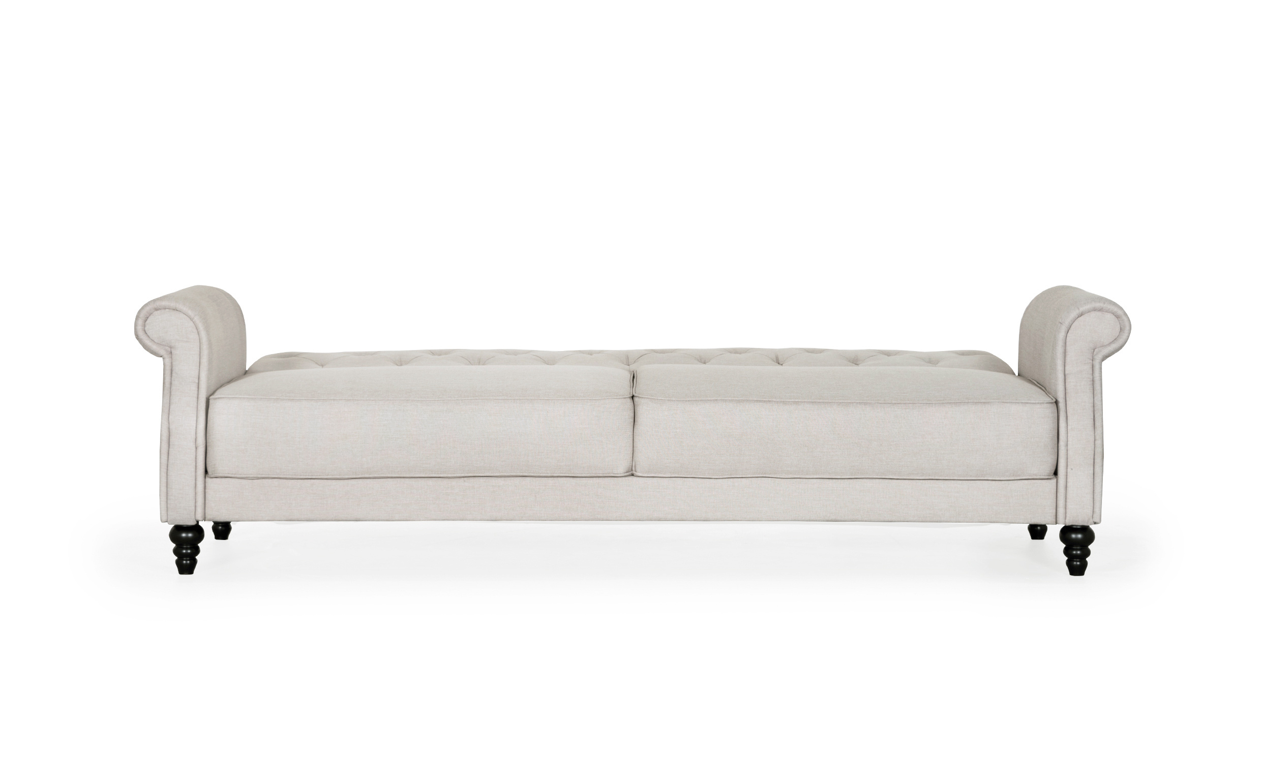 LEEDS Bddsoffa Chesterfield Beige